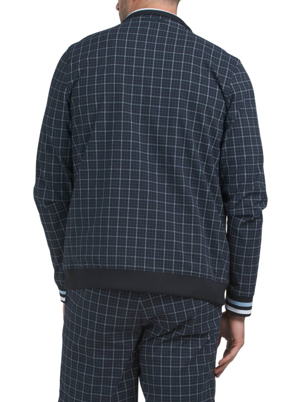 RHONE Men's Navy Plaid Dune Golf Jacket 🌟NWT🌟 - Picture 2 of 4